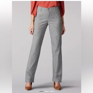 Lee Relaxed Fit Straight Leg Mid-rise Pant, Size 16